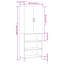 Merkley 69.5cm Wide Highboard-964614875