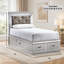 Lit simple Lorana G6500D-TSB2 (matelas non inclus), champagne argenté-271396113-271396118