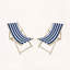 Ensemble de 2 chaises longues pliantes Populus