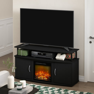 Beitske TV Stand for TVs up to 55" with Fireplace Included