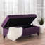 50 po x l 20,5 po x H 18,3 po - tissu mauve - pieds de bouleau