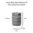 Good Ideas Rain Wizard Whiskey Style Rain Barrel with Overflow and Spigot-98666726-98666720