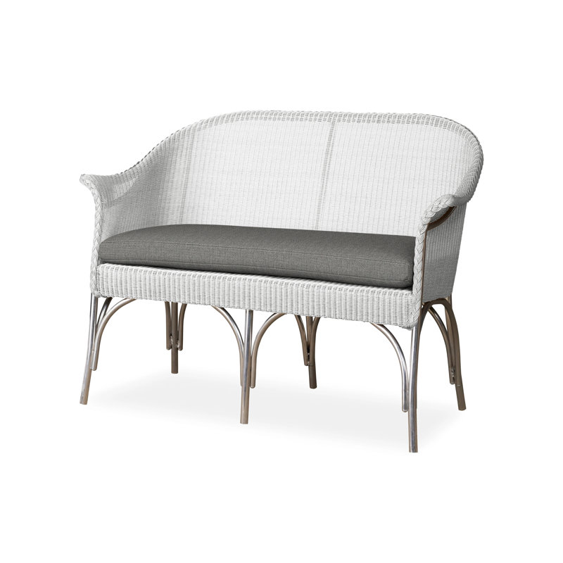 All Seasons Outdoor 2 - Seat, White, Bamboo Bay Sky