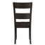 Chaises d'appoint à dossier en noyer vieilli