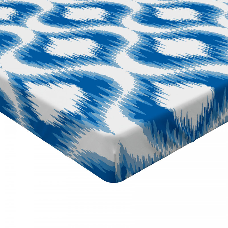 Microfiber Ikat Fitted Sheet, Full Fitted Sheet