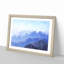 Fog over the Mountain Valleys in Abstract - Picture Frame Graphic Art Print-55723401-55723402