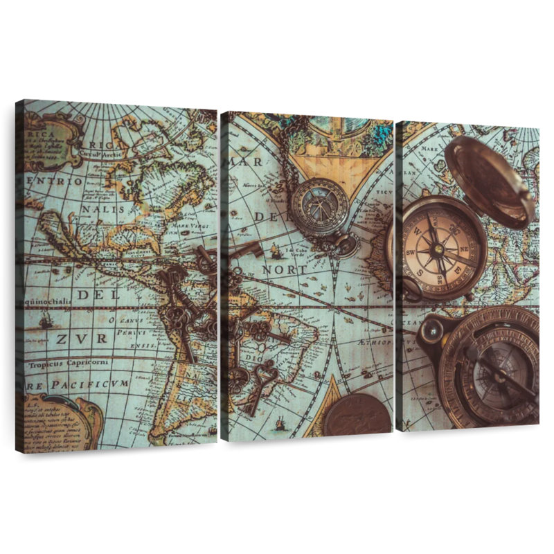 Aletra Maps, 24" H x 38" W