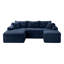 Canapé modulaire en forme de U de 106,3 po avec siège profond, sans assemblage requis, canapé-lit modulaire pour salon, chambre à coucher, appartement-1584684264