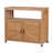 Stylish Wooden Patio Bar
