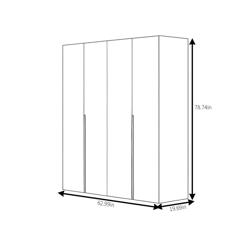 McShera, H 79 po x l 63 po x P 20 po