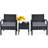 Pendrick 2 - Person Patio Conversation Sets with Cushions-1884512786