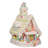 Kurt Adler Battery-Operated LED Light Up Pastel Gingerbread House, 12.5in