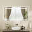 Deervalley 55"X 30"  LED Bathroom Mirror With Lights, 1.5X Anti-Fog, Front And Backlit Frameless LED Mirror