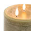 Unscented Flameless Pillar Candle with Plastic Holder-1243334707