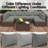 Outdoor Replacement Cushions 14-Piece Deep Seat Water-Resistant Patio Furniture Cushions for 6-Seat Sectional Rattan Sets, Grey-1556588759