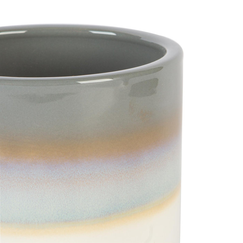 Ceramic Pot Planter, Grey