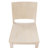 Fashank Commercial Solid Wood Dining Chair With Curved Backrest-2050111195