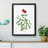 Pomegranate Tree Branch by Pierre-Joseph Redoute - Picture Frame Painting Print-55601480-55601481