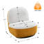 Chaise d'appoint pivotante rembourrée-556529051