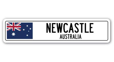 Plaque de rue australienne en aluminium