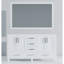 Meuble-lavabo double blanc l 60 po x P 22 po et miroir 58 po-29203542