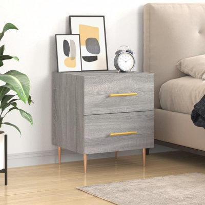 40cm W Iron Bedside Table