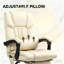 Chaise de bureau avec coussin, inclinable et repose-pieds-1897978011