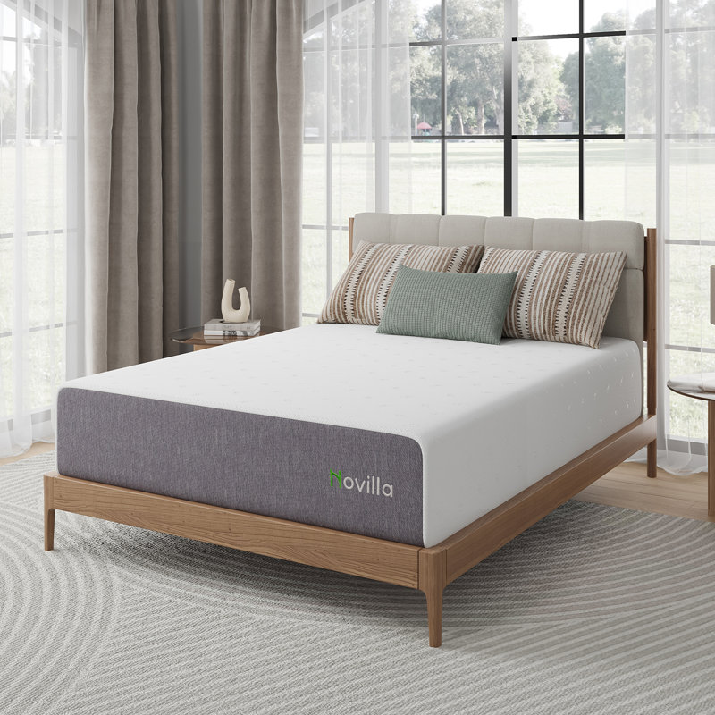 Matelas en mousse à mémoire de forme 14 po Novilla - Garantie de 10 ans, CertiPUR-US, certifié OEKO-TEX, Grand lit, 14"
