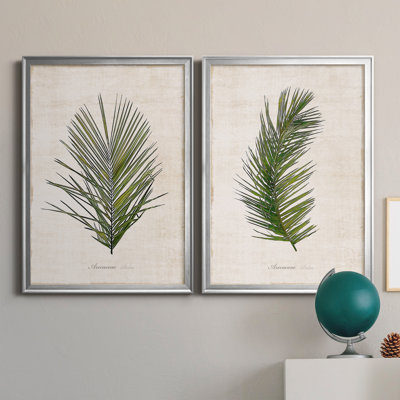 Palm Botanical I - ensemble de 2 photographies sur toile