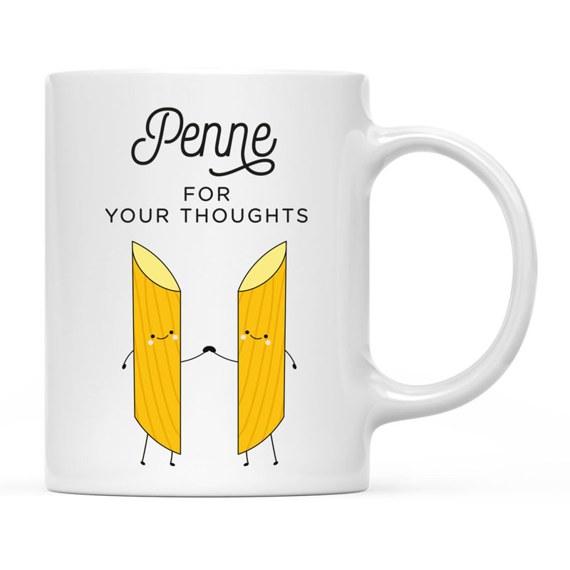 Tasse à café Funny Food pun, Penne