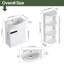 Ensemble de meuble-lavabo simple 16 po avec plateau en céramique et support de rangement flottant 16 po-1218754192