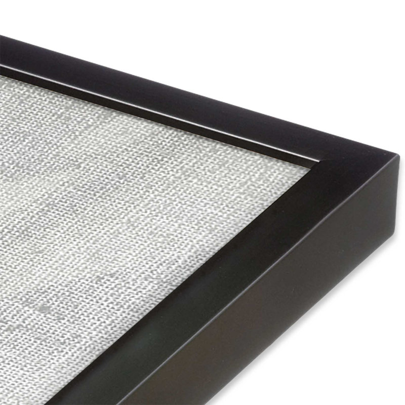Silhouette de bois de cerf I, H 13,75 po x l 13,75 po, Encadrement ouvert, zinc vieilli
