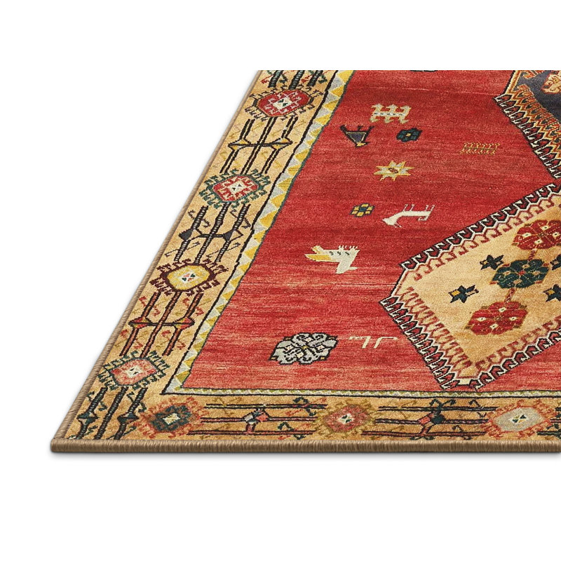 Bairiki Oriental Indoor Rug, Rectangle 7' x 10'