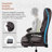 Azteca Ergonomic Executive Chair with Footrest-56888451