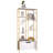Bookshelf With Doors, 6-Tier Shelf With Storage Cabinet, 67" Tall Open Bookcase For Display, Industrial Retro Bookcase, Freestanding Storage Organizer Bookshelf For Living Room-1756652048
