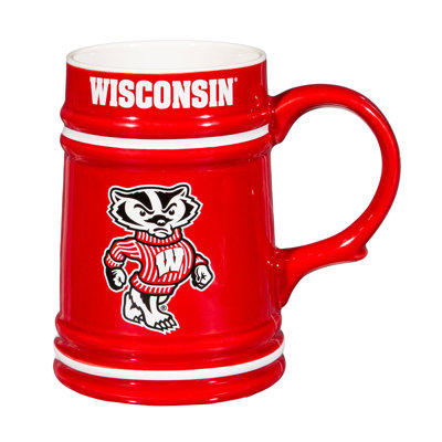University of Wisconsin-Madison Ceramic Stein Cup, 24oz