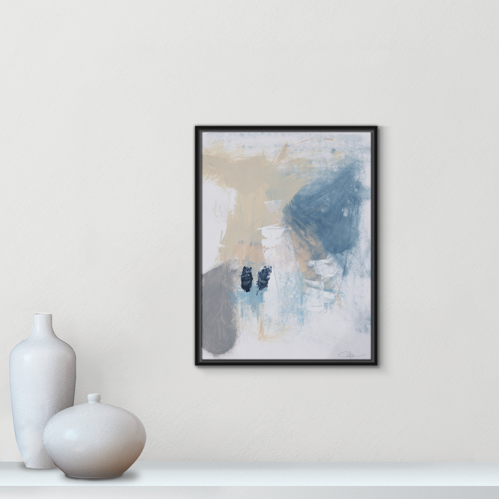 Coastal Carnival II Print by Casa Fine Arts, 25.5" H x 19.5" W x 2" D, Black Floater Framed Canvas, No Mat