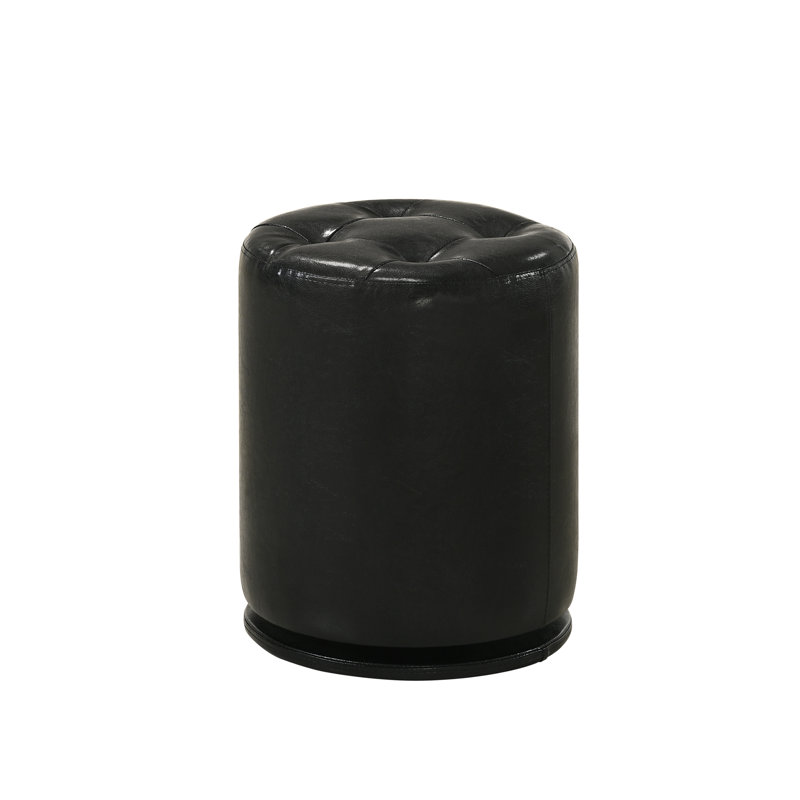 Tabouret de coiffeuse pivotant 1 pièce, Noir