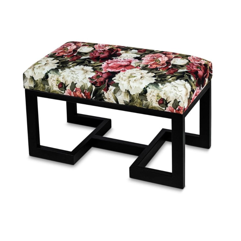Metivier Velvet Upholstered Bench, H40 x W70 x D35cm
