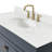Abell 54.25'' Bathroom Vanity with Carrara Quartz Top-94003686