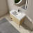Bathroom Vanity Combo W/Single Resin Sink-876978605