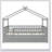 Wooden House Bed With Trundle-347267189