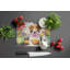 Décoration de planche à découper en verre Foxhound de Pâques
