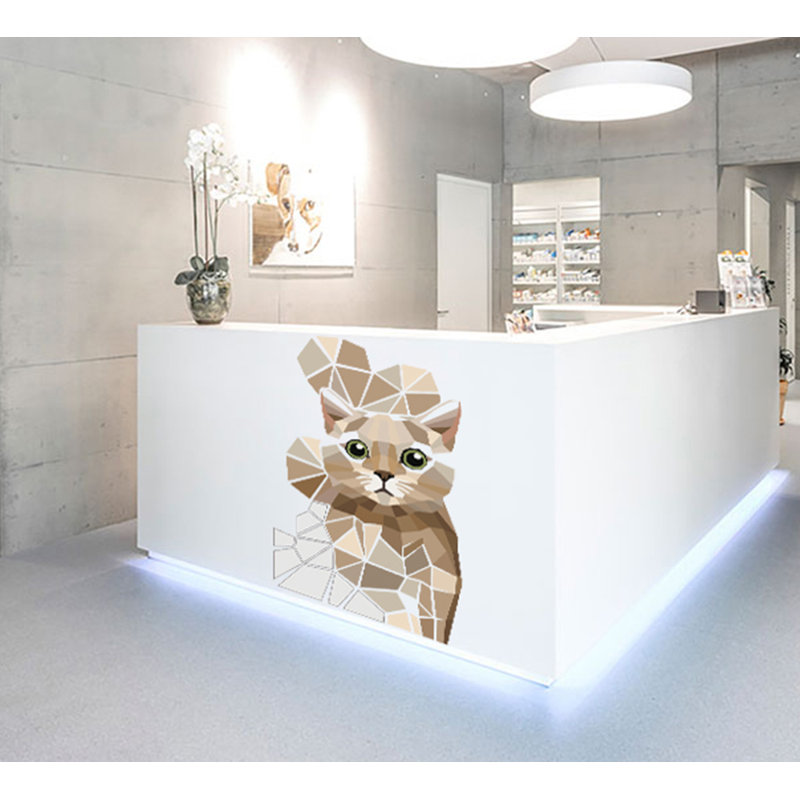 Animals Wall Decal, 33" H x 46" W