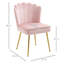 Velvet-Feel Accent Chair --2072362331