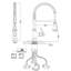 AWZTOO Pull Down Kitchen Faucet-60750634