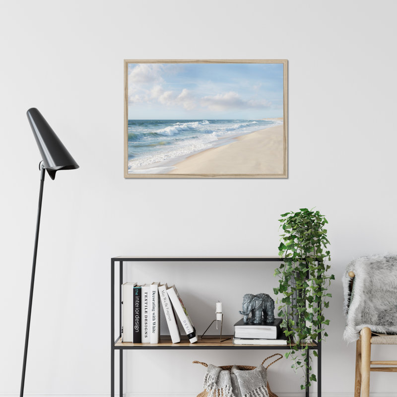 Hamptons II by James McLoughlin - Print, Natural Wood Framed Paper Print, 34cm H x 50cm W