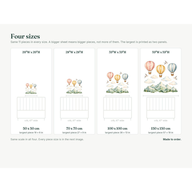 Wall Decals, 50 x 50 cm