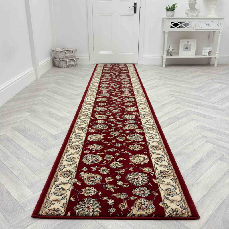 Runner Floral Area Rug, Runner 66 x 330 cm