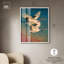 Décoration murale bord de mer Vermillion Feather Rise Shadowbox par Art Remedy, cadre blanc, 36 x 45-1631144340-1631144344